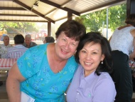 Dixie Primosch and Councilmember Carol Chen