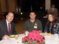 Chuck DeVore with 1st Sgt. Jon and Nicole