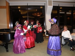 Caroling is a must for Christmas!