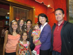 The Ben Campos family with Soo Yoo