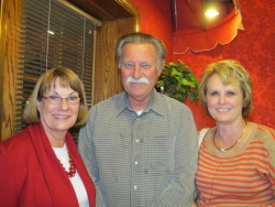 Julie Knabe with Jim and Rose Weisenberger