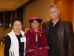 Janice Dawson with Hedy and Larry Anduha