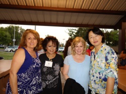Marie Uttecht, Becky Lingad, Connie Edwards, and Soo Yoo
