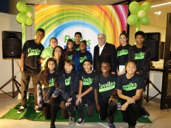 Don Knabe with Los Angeles County Teens