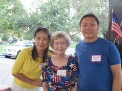 Ruby Kong, Joanne Witt, and Harvey Kong