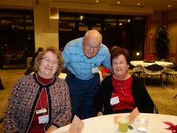 Joan Pylman, Roger Garrett, and Dixie Primosch