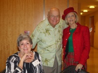 Nancy Crockett and Roger and Barbara Garrett